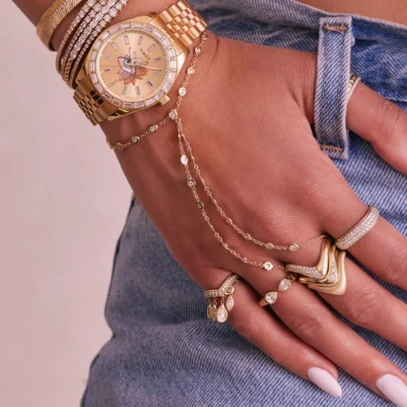 Jacquie Aiche | Accessories | Timex X Ja Legacy Gold Sunray  display picture 2